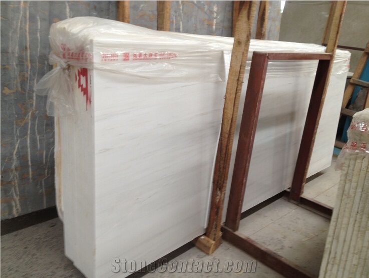 Aydin Crystal White Bianco Dolomite Marble White Polished Material Slabs Vein Cut Tile Wall Cladding,Floor Covering, French Pattern Star White Gofar