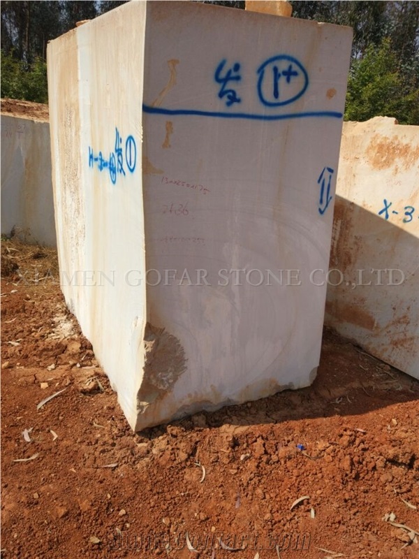 Block Stock Caesar Grey Marble Mushroom Stone, Ocean Ash Markuni Beige Marble Split Face Mushroom for Villa Exterior Wall Cladding Panel