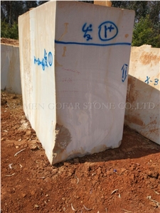 Block Stock Caesar Grey Marble Mushroom Stone, Ocean Ash Markuni Beige Marble Split Face Mushroom for Villa Exterior Wall Cladding Panel