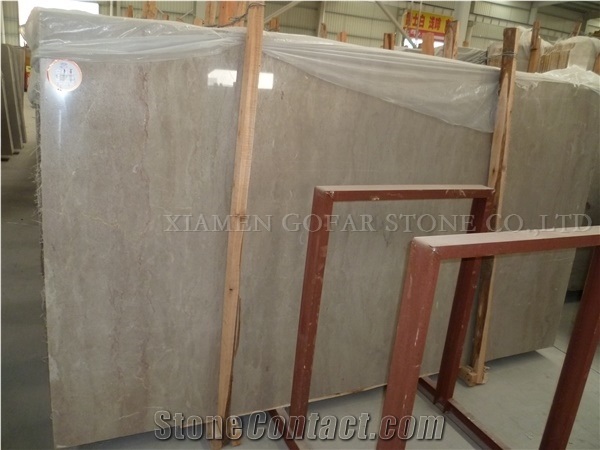 Block Stock Caesar Grey Marble Polished Slab, Ocean Ash Markuni Beige Marble Tile Cut to Size for Villa Interior Wall Cladding Hotel Floor Covering Skirting Pattern