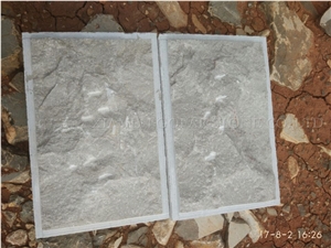 Caesar Grey Marble Mushroom Stone, Ocean Ash Markuni Beige Marble Split Face Mushroom for Villa Exterior Wall Cladding Panel