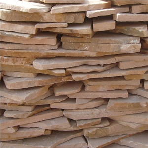 China Rustic Brown Slate Culture Stone Stacked Stone Villa Exterior Wall Cladding Thin Panel,Split Face Veneer Stone Ledge Stone Feature Wall Gofar