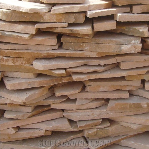 China Rusty Brown Slate Culture Stone Stacked Stone Wall Cladding Panel,Split Face Veneer Stone Ledge Stone Feature Wall Gofar