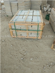 Cobble G682 Road Pavers,Padang Giallo Rust Granite Cube Stone & Brick Pavers for Walling Stones,Driveway Paving Sets,Landscaping Stone-Gofar
