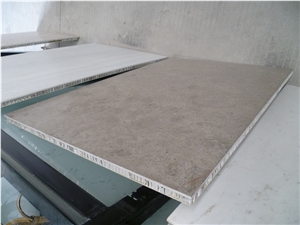 Cream Beige Limestone Tile Cut to Size Honeycomb Light Weight Stone Panel for Building Walling,Coral Stone Aluminium Honeycomb Stone Gofar