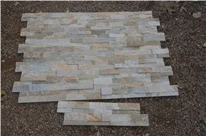 Discount Price China Rust Slate Culture Stone Wall Panel Cladding Stacked Stone,Wall Feature Ledge Stone Veneer Spilt Face- Gofar