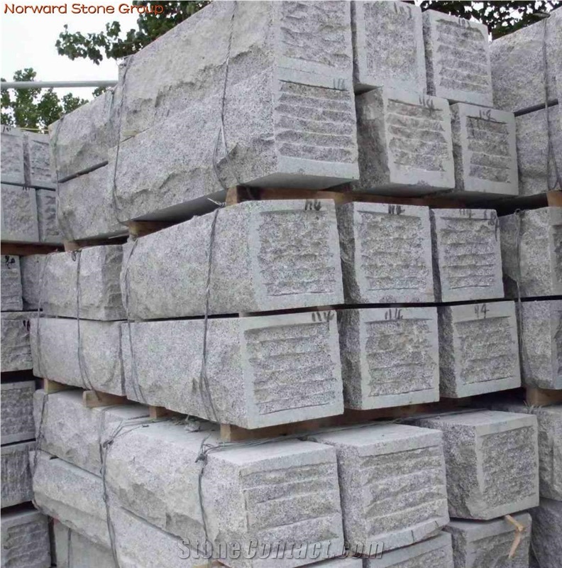 Factory Price G603 Road Garden Palisade, Sesame Grey Granite Driveway Floor Pillars Paving Stone Exterior Stone-Gofar