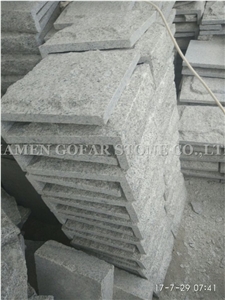 G603 Sesame Grey Cristallo Grigio Mushroom,New Binaco Sardo Granite Split Face Mushroom Stone Wall Panel Cladding-Gofar