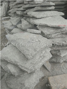 G603 Sesame Grey Cristallo Grigio Mushroom,New Binaco Sardo Granite Split Face Mushroom Stone Wall Panel Cladding-Gofar