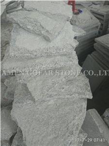 G603 Sesame Grey Cristallo Grigio Mushroom,New Binaco Sardo Granite Split Face Mushroom Stone Wall Panel Cladding-Gofar