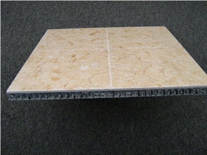 Moon Beige Marble Honeycomb Stone Wall Panel Cladding Corner Stone Light Weight Builing New Material
