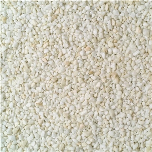 Natural Surface White Marble Gravel River Stone Pebble for Walkway,Road Pavers Exterior Landscaping Stones Decor