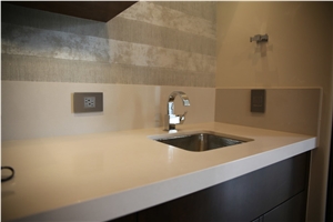 Sold Surafce Bianco Carrara White Quartz Marble Kitchen Bar Top, Countertops Bench Top for Home Furniture Worktops