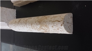 Dominican White Coral Stone Molding
