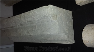 Dominican White Coral Stone Molding