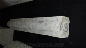 Dominican White Coral Stone Molding