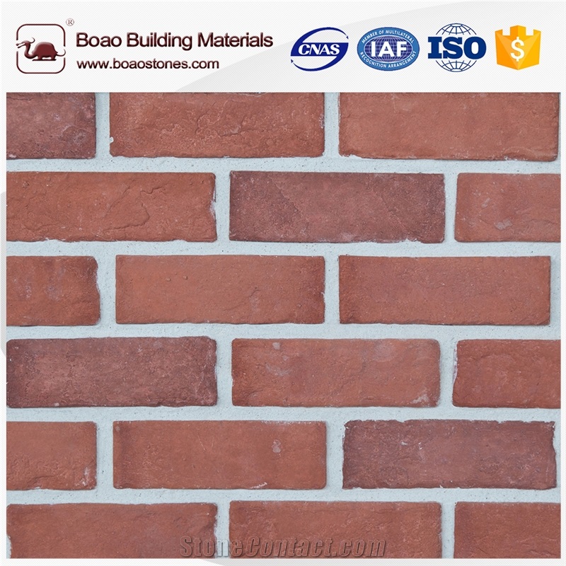Fire Resistant Brick Wall Panel Decorative Brick Veneer