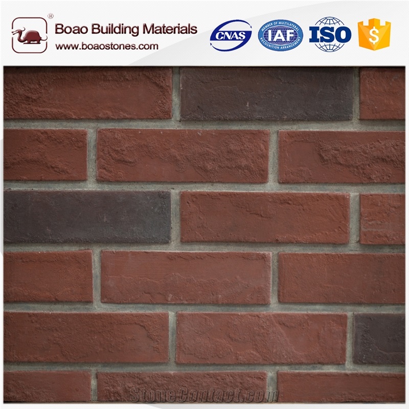 Fire Resistant Brick Wall Panel Decorative Brick Veneer