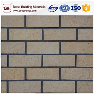 Fire Resistant Brick Wall Panel Decorative Brick Veneer