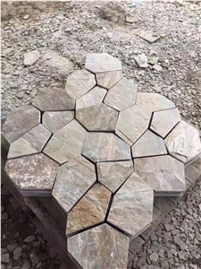 China Yellow Slate Floow Covering,Riven Split Natural Stone Paver,Floor Walkway,Cube Stone Cheap Price with Ce and Own Quarry