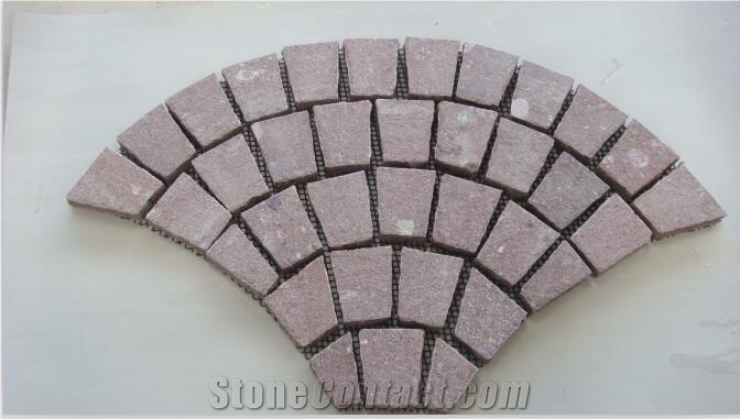 G666 Red Porphyry China Granite,Cube Stone Paving Sets,Floor Covering,Garden Stepping Pavements,Walkway Pavers,Courtyard Road Pavers,Exterior Pattern