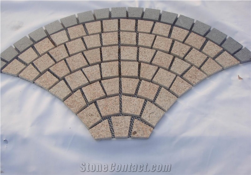 G682 China Yellow Flamed Granite Paving,Cube Stone Paving Sets,Floor Covering,Garden Stepping Pavements,Walkway Pavers,Courtyard Road Pavers,Exterior