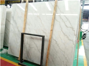 Kwong Sal White Marble Guangxi White Polished Slab
