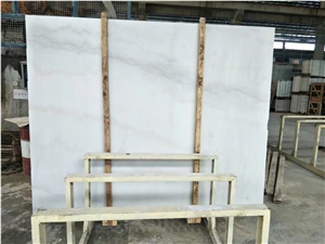 Kwong Sal White Marble Guangxi White Polished Slab