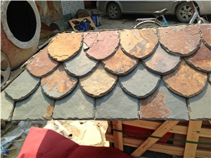 Multicolor Roof Slate Tile,Riven Split Natural Stone Paver,Floor Tile for Walkway,Cultured Stone Cheap Price with Ce and Own Quarry