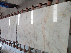 New White and Brown China Onyx,Tile and Slab,Wall Cladding,A Grade Natural Stone,Own Factory and Quarry Owner with Ce Certificate,Big Gang Saw Slab