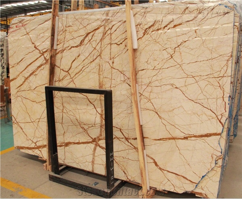 Sofita Gold Marble Bilecik Novita Jin Beige Stone Slab