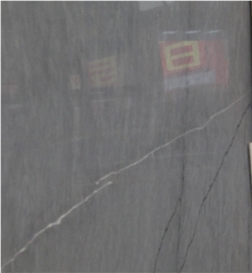 Royal Deep Blue Marble Bardiglio Nuvolato Big Polished Slab
