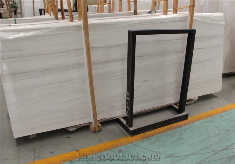 Star White Marble Fish Maw Polar White Polished Slab Tile