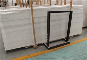 Star White Marble Fish Maw Polar White Polished Slab Tile