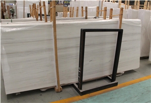 Star White Marble Fish Maw Polar White Polished Slab Tile