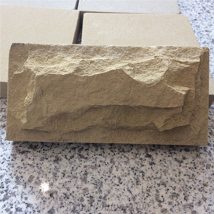 Beige Sand Stone Mushroom Beige Sandstone Rock for Walls