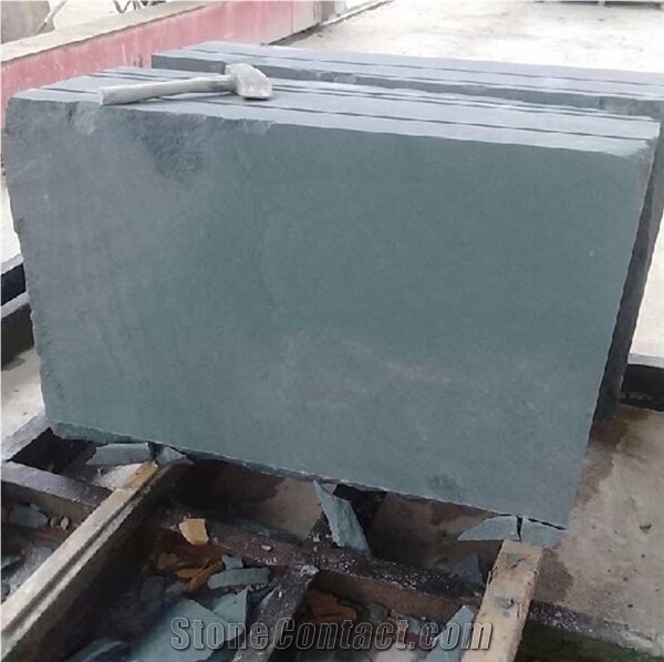 China Green Sandstone Kerbstone for Paving,Floor Pavers,Curbs Stone