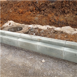 China Green Sandstone Kerbstone for Paving,Floor Pavers,Curbs Stone