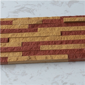 Natural Split Sandstone Split Mixed Color Sandstone