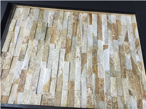 Beige Slate Cultured Stone/China Slate Wall Tiles/Cheap Slate Stacked Stone Veneer