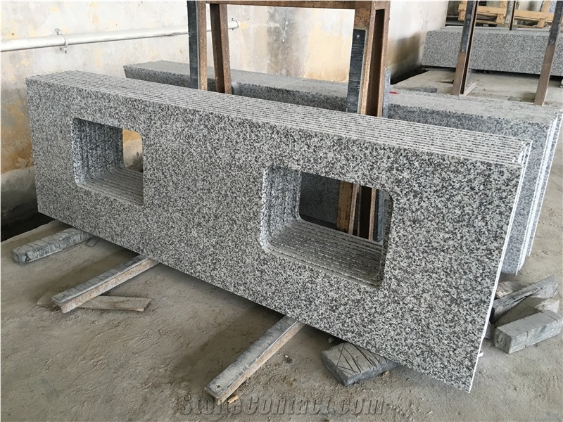 Cheap China G603 and G654 Grey Granite Commercial Bathroom Custom Countertops, Vanity Tops