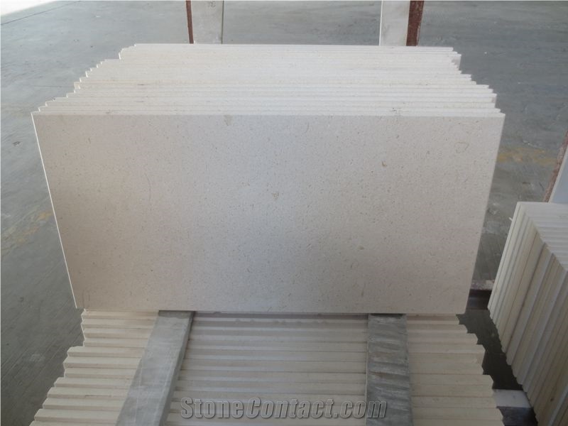 Crema Bello, Cream Pinta Limestone Wall Covering Pattern