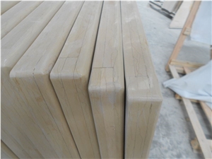 Good Price Golden Shell, Antique Gold Marble Custom Countertops