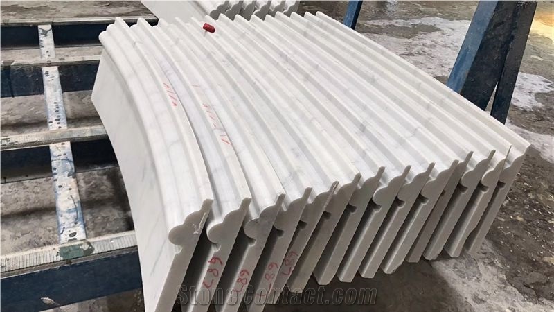 High Quality Calacatta White Marble Arc Panel Building Stones