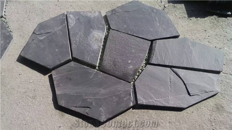 Rusty and Green Slate Floor Tiles, Slate Wall Tiles, Slate Stone Flooring Tiles