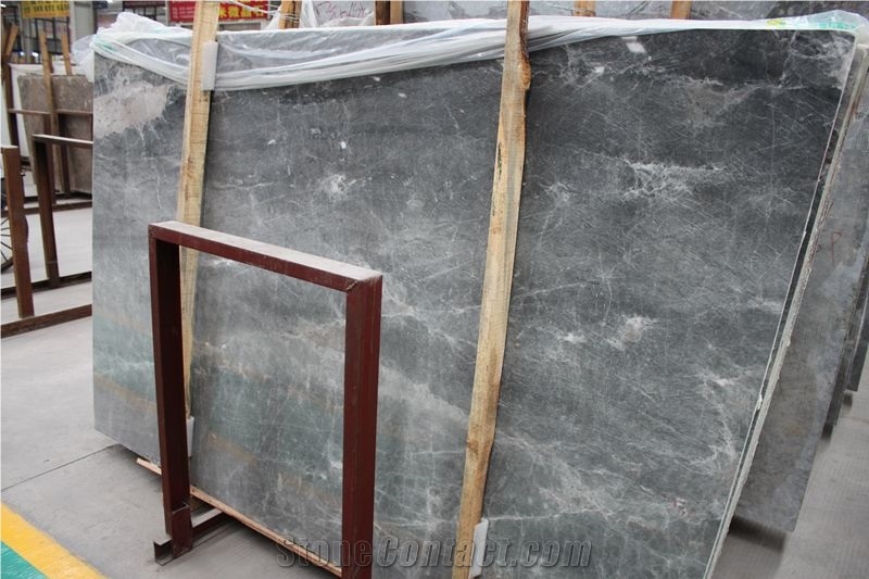 Silver Ermine Marble Bathroom Vanity Top