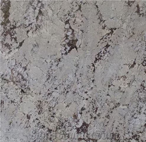 Diamond White Slabs & Tiles, Brazil White Granite