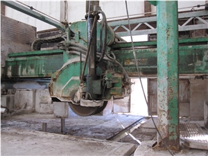 Pedrini M580 GR Secondhand Multi Blade Block Cutting Machine-Giant Disc Bridge Saw Machine