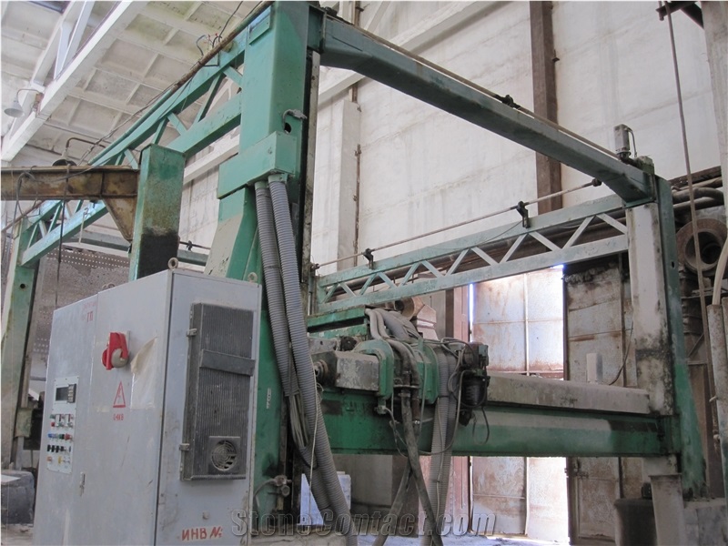 Pedrini M580 GR Secondhand Multi Blade Block Cutting Machine-Giant Disc Bridge Saw Machine
