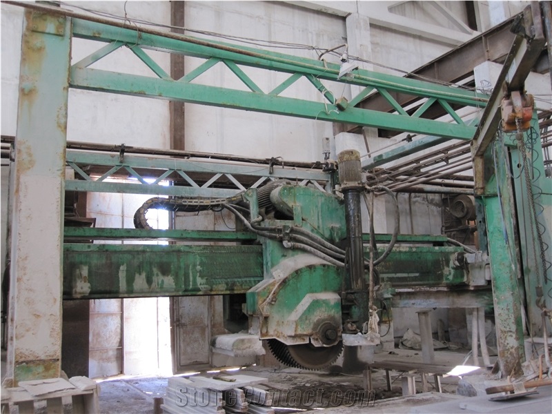 Pedrini M580 GR Secondhand Multi Blade Block Cutting Machine-Giant Disc Bridge Saw Machine
